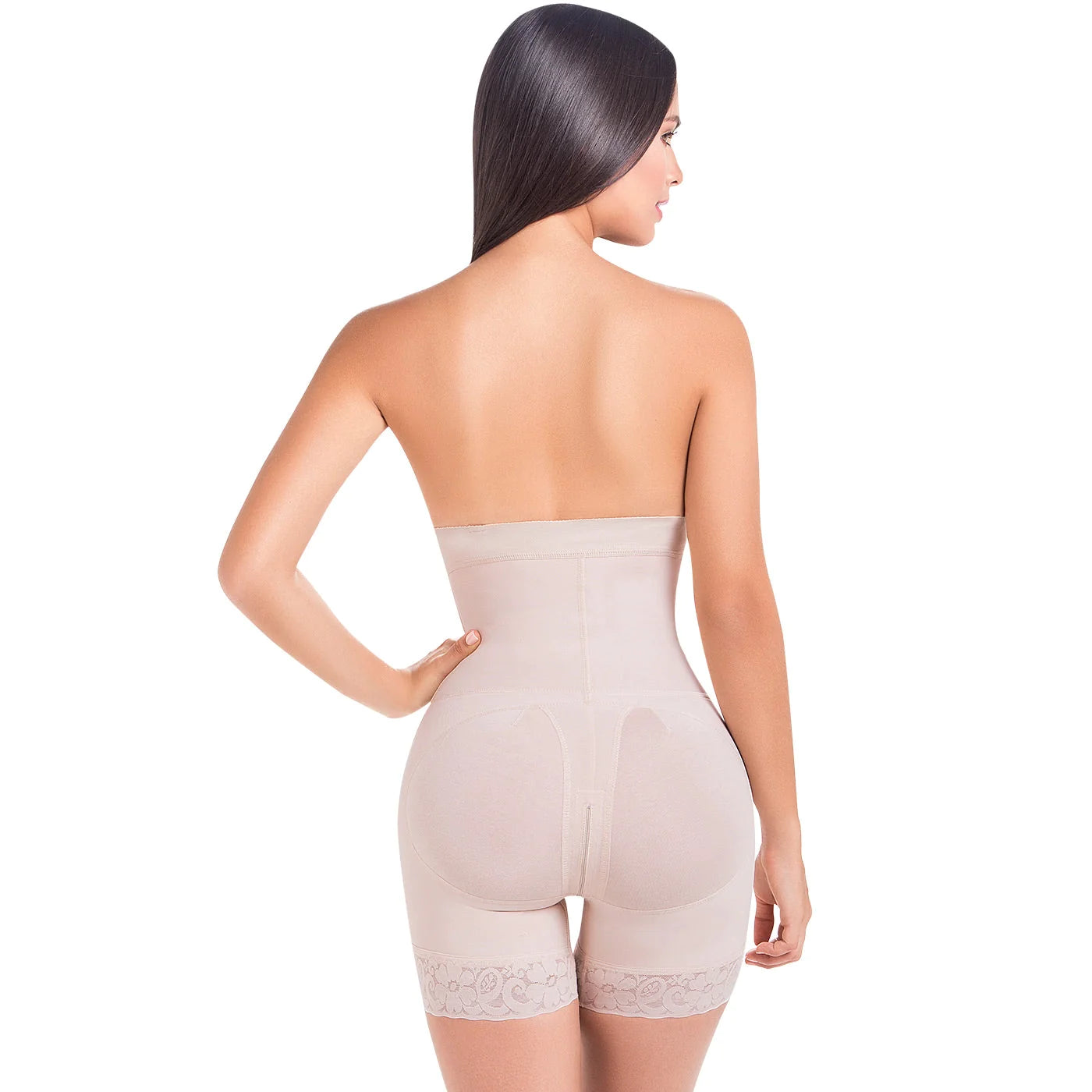 Colombian High-Waisted Shapewear for Women with Zipper | QD1021