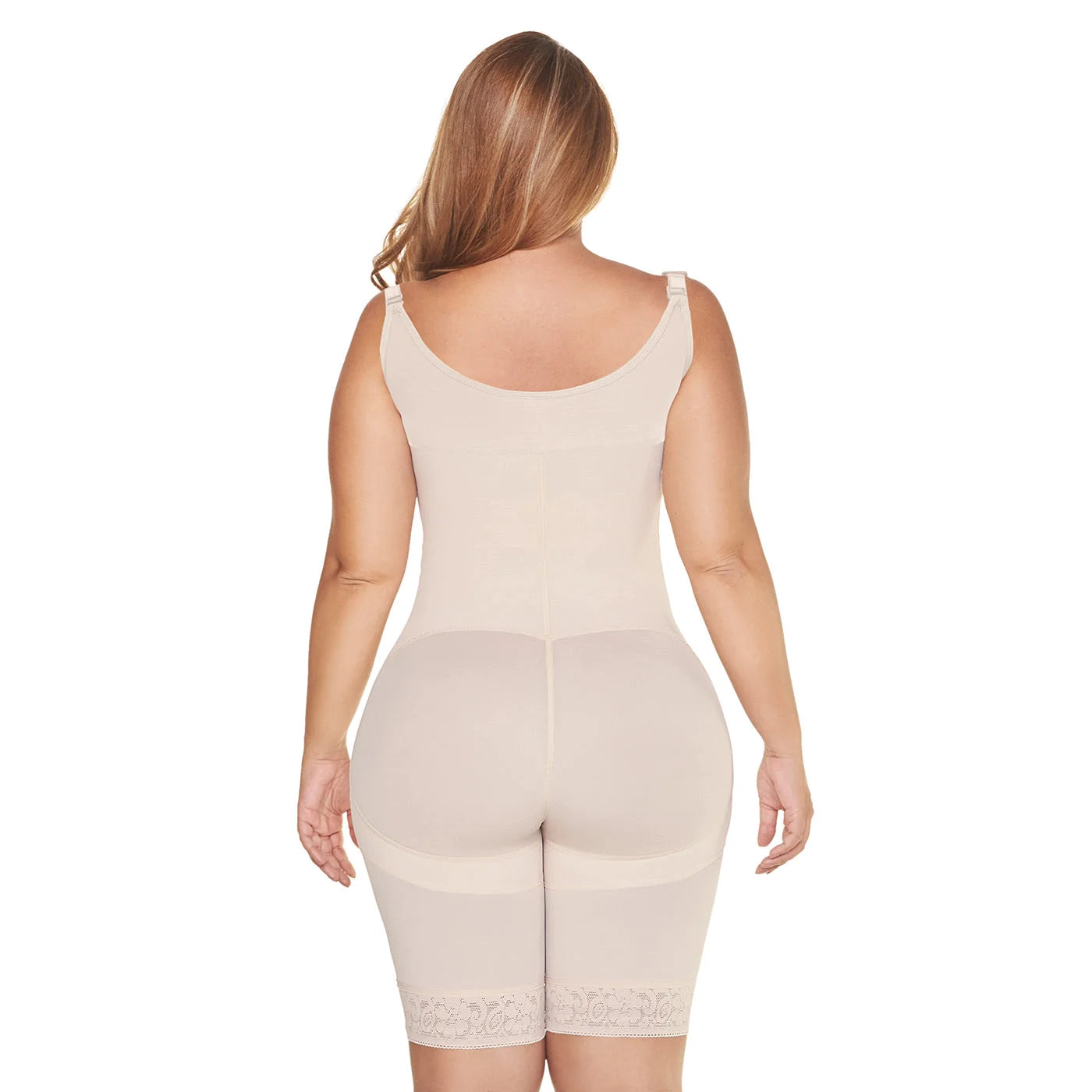 Stage 2 Post Surgery, Mid-Thigh Butt Lifter Compression Shapewear for Women, for Daily Use, Powernet Mterial | QPS1027