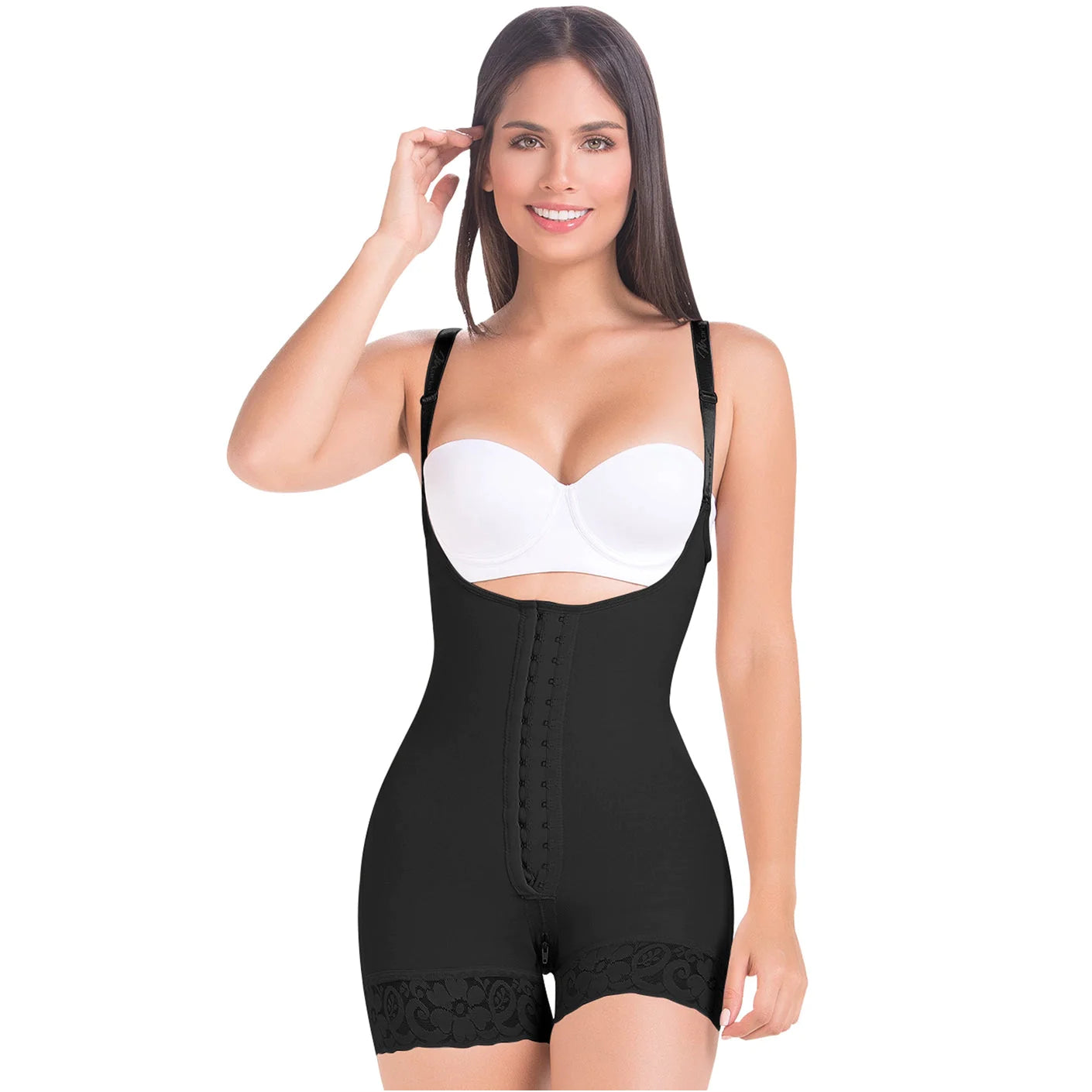 Postpartum Butt Lifting Shapewear for Daily Use, Open Bust & Front Closure | QPT1002