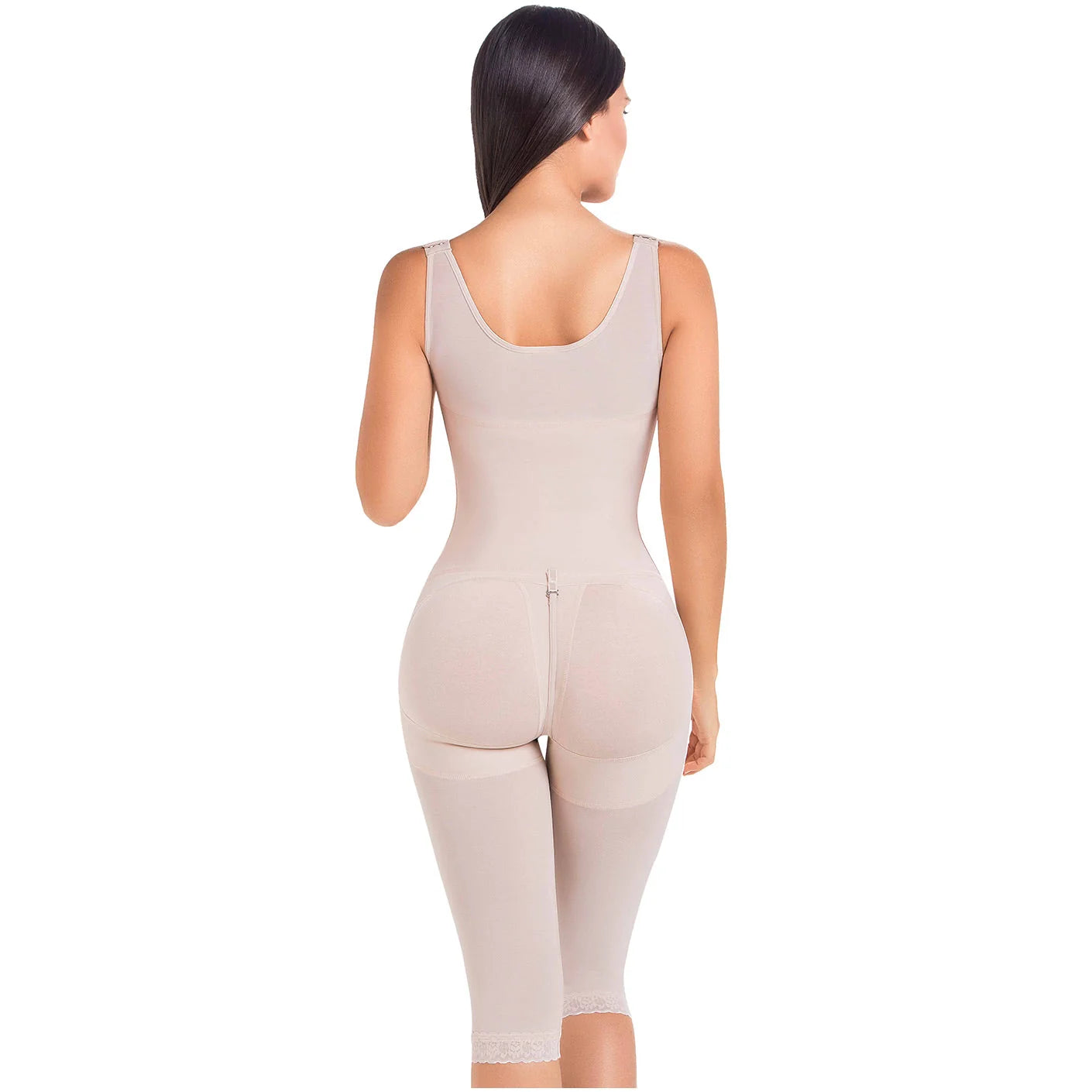 Stage 2 Post Surgery Body Shaper, Postpartum Butt Lifting Girdle, Open Bust and Knee Length | QPS1024