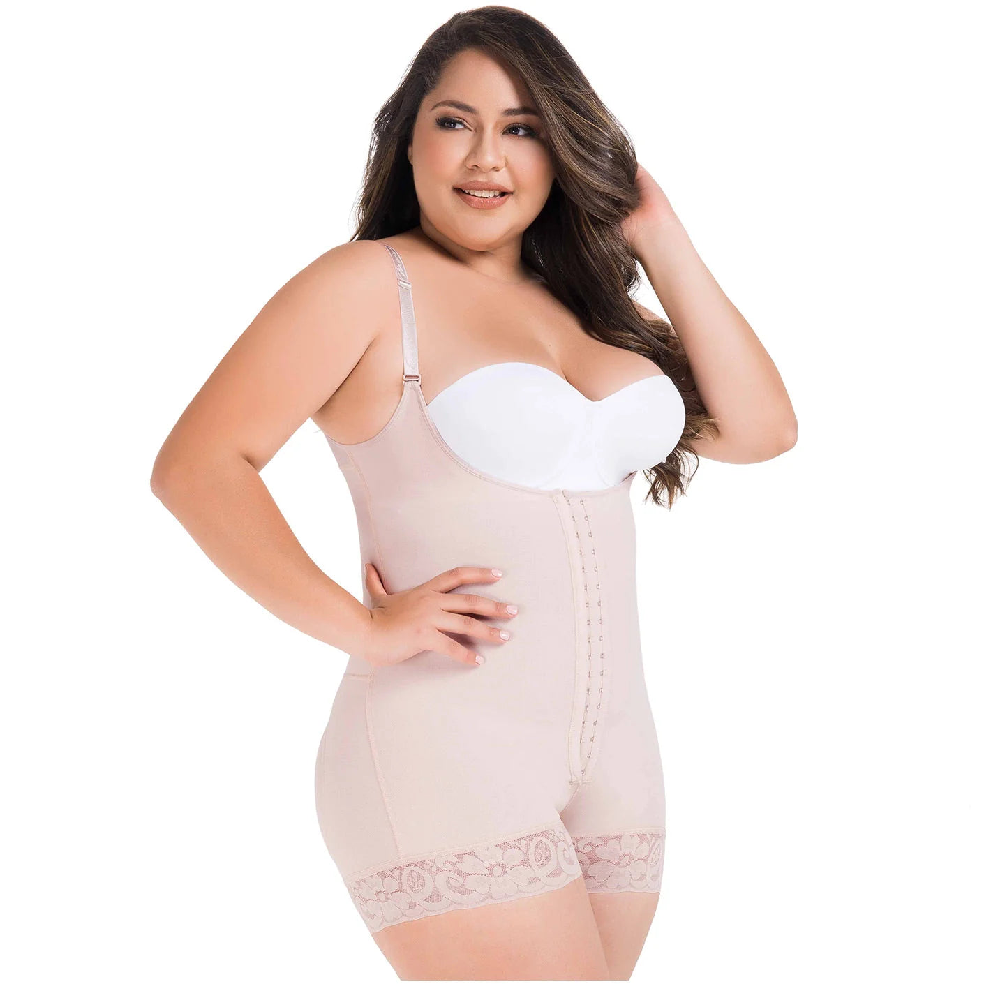 Postpartum Butt Lifting Shapewear for Daily Use, Open Bust & Front Closure | QPT1002