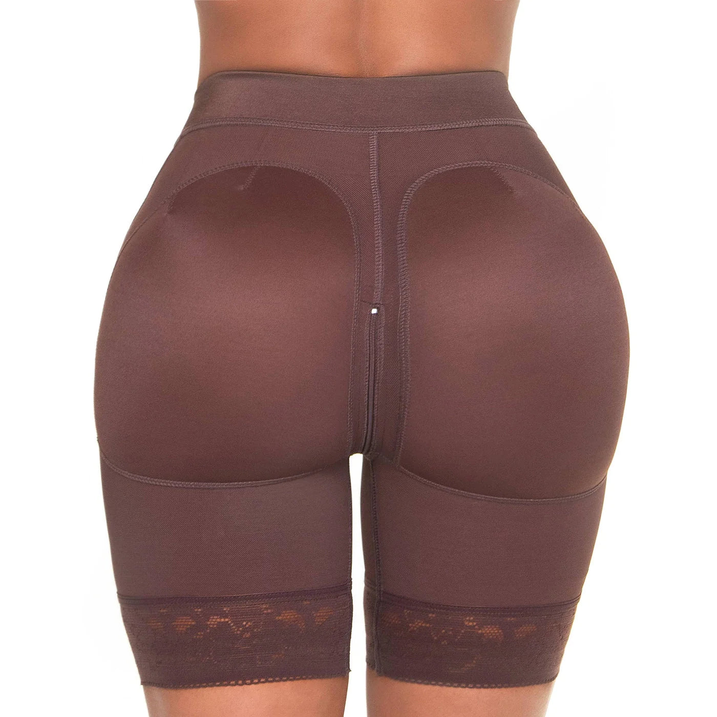 Butt Lifting Shapewear Mid Thigh Shorts for Women for Daily Use with Zipper, Triconet Material | QD1013