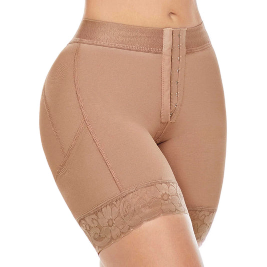 Butt Lifting Shapewear Mid Thigh Shorts for Women for Daily Use with Zipper, Triconet Material | QD1013