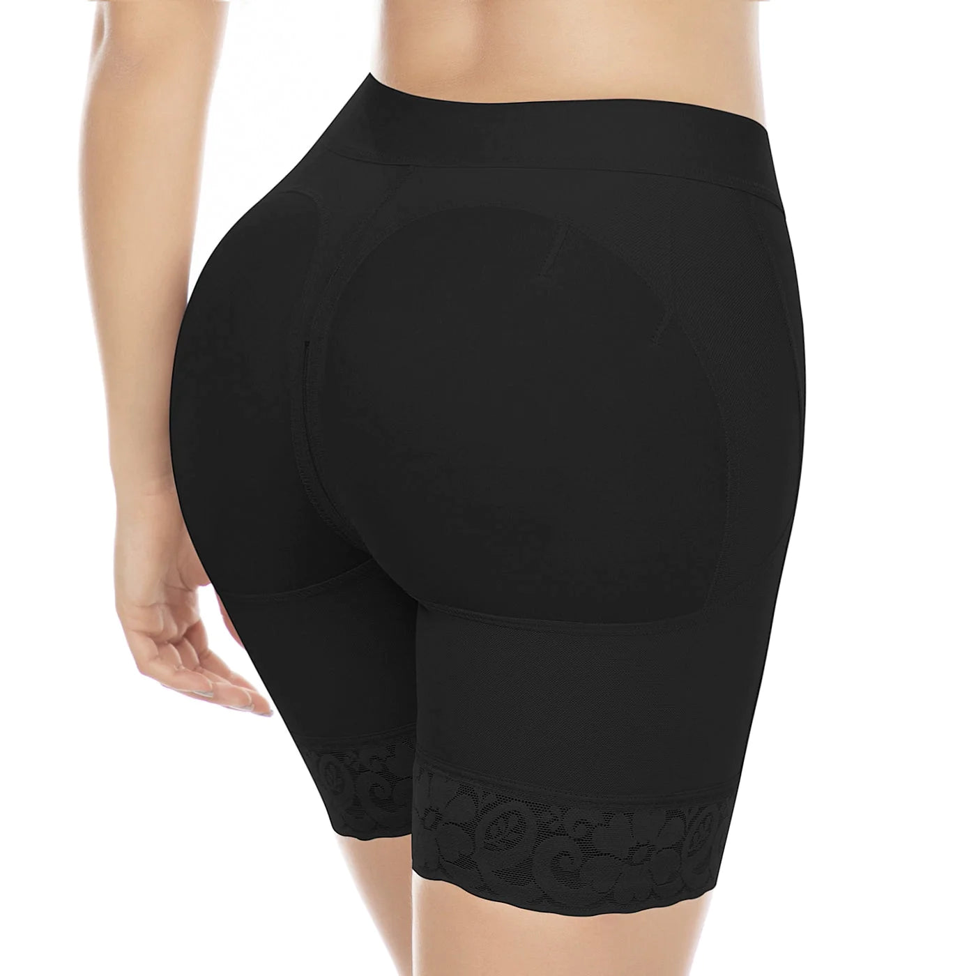 Butt Lifting Shapewear Mid Thigh Shorts for Women for Daily Use with Zipper, Triconet Material | QD1013