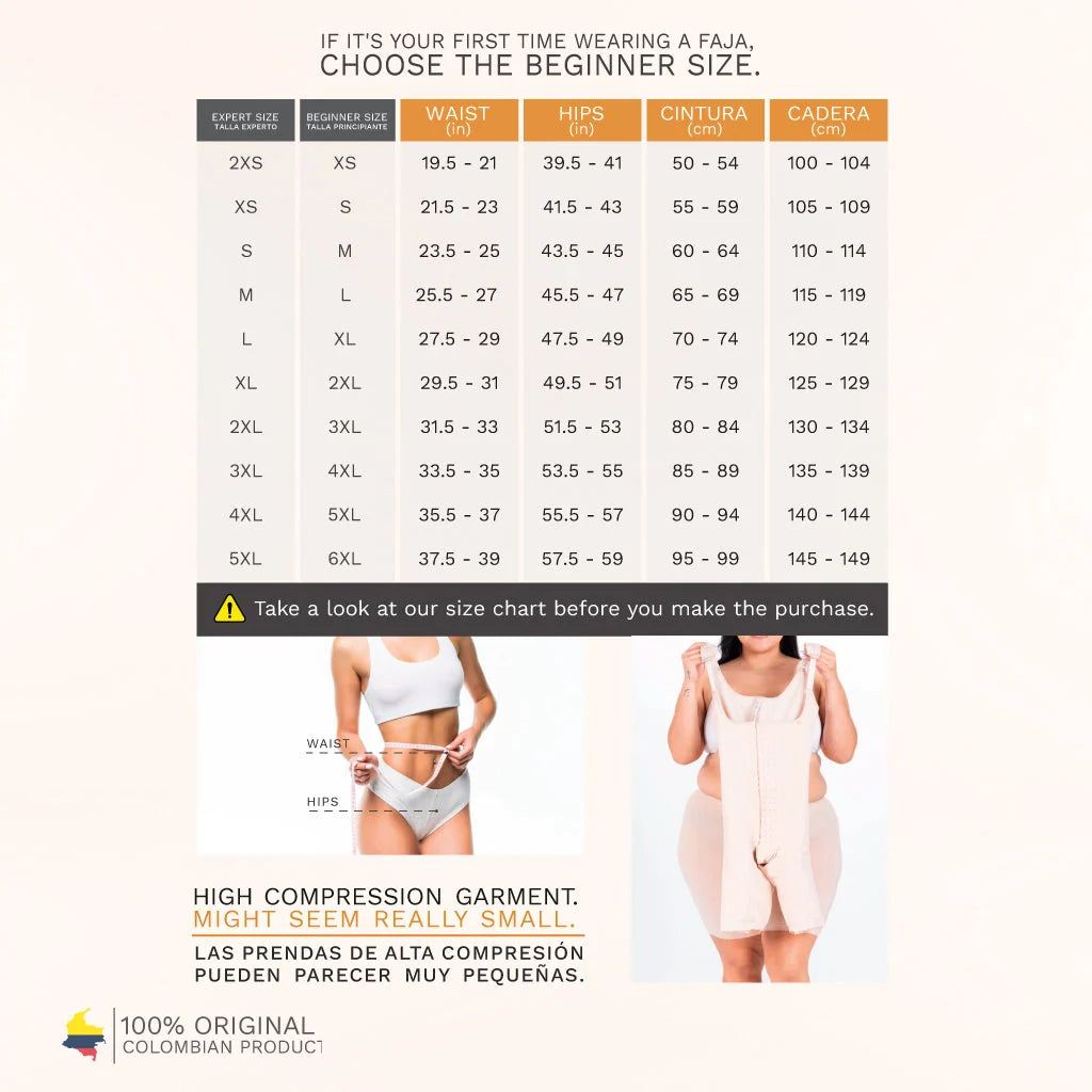 Stage 2 Post Surgery Body Shaper for Women, Open Bust & Front Closure, Powernet Material | QPS1021