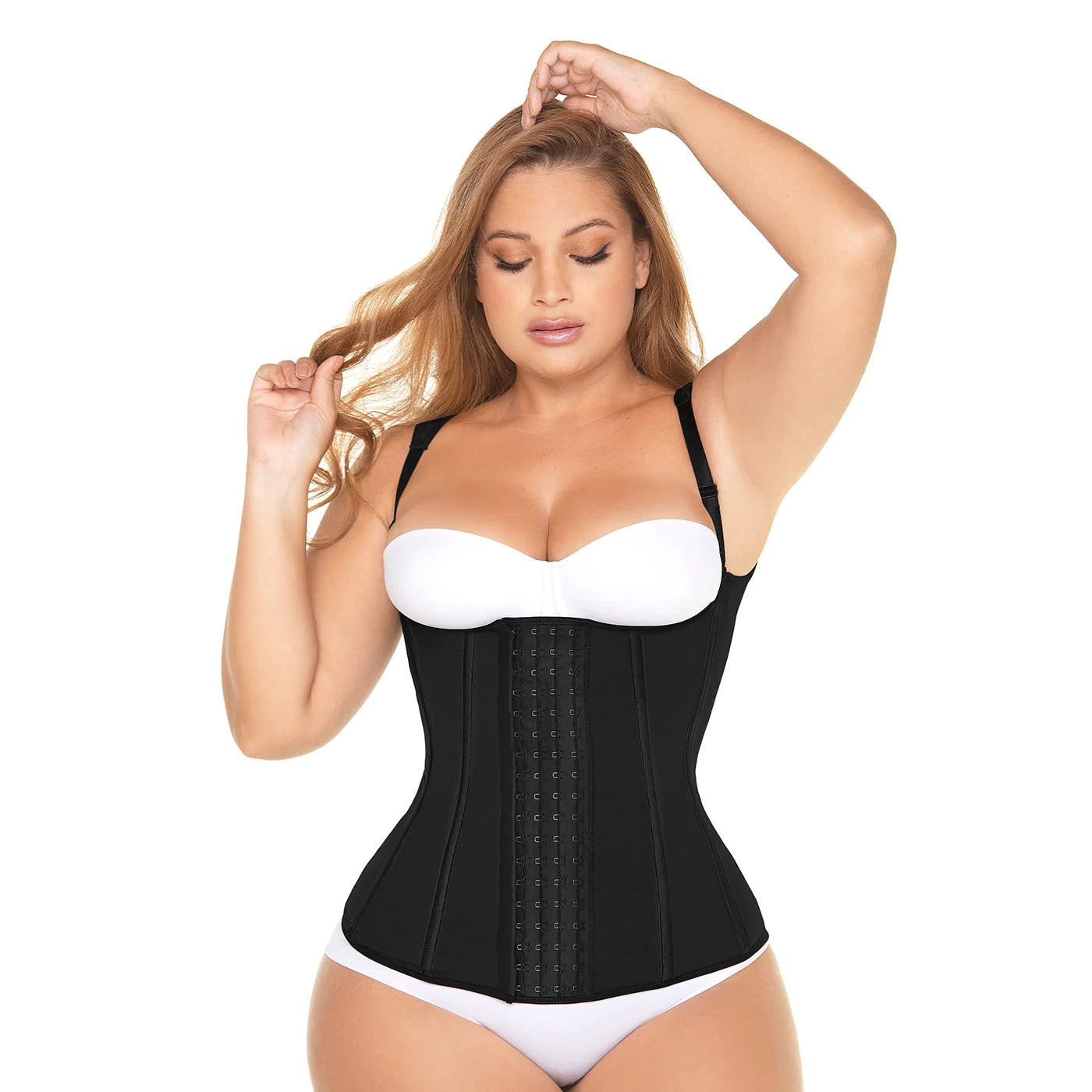 Colombian Compression Vest, Open Bust Girdle for Tummy Control | QWT1006