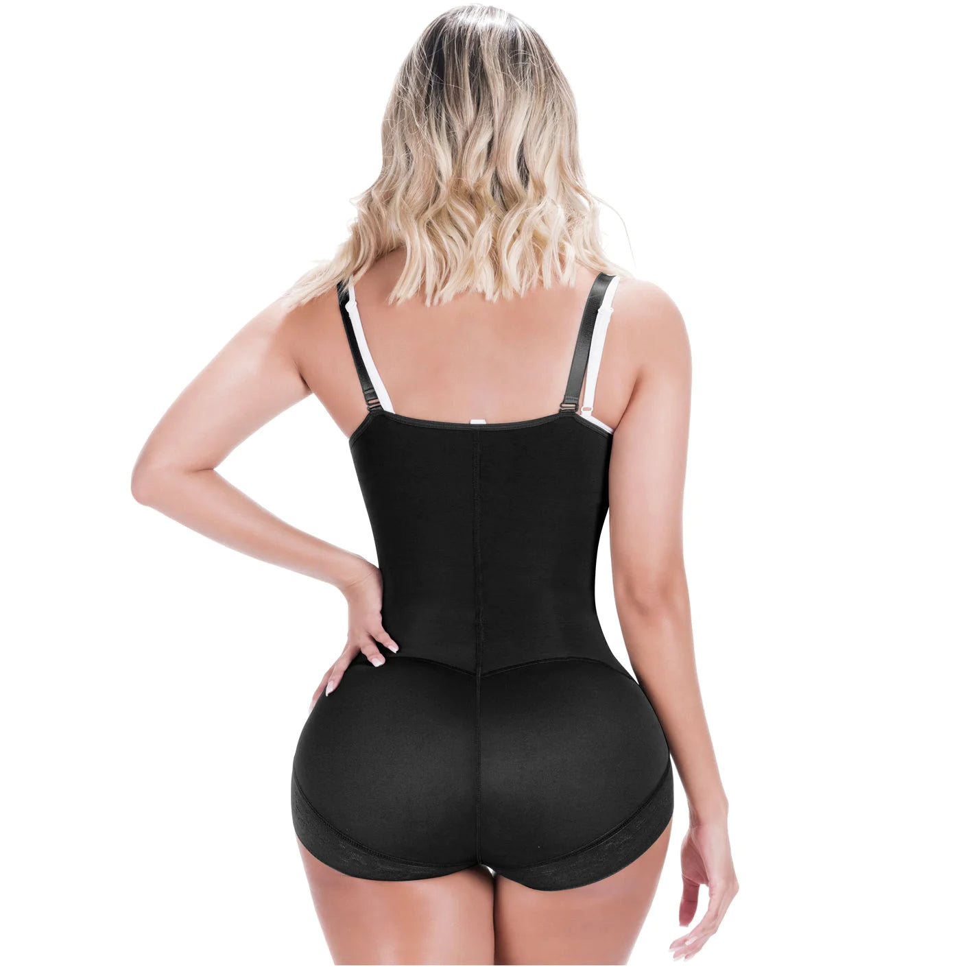 Stage 2 Post-Surgery, Postpartum, and Daily Compression Shapewear, Open Bust Panty Shapewear Bodysuit, Powernet Material | QPS1008