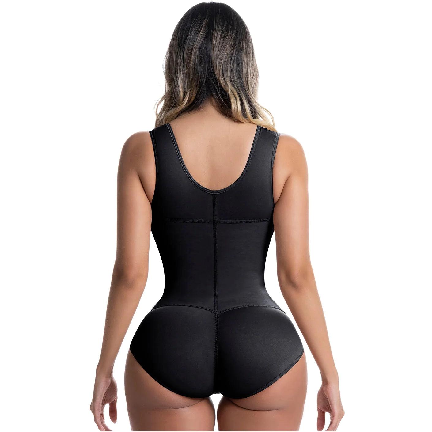 Compression Bodysuit, Shapewear with Built-in Bra and Zipper, Postpartum and Daily Use | QD107