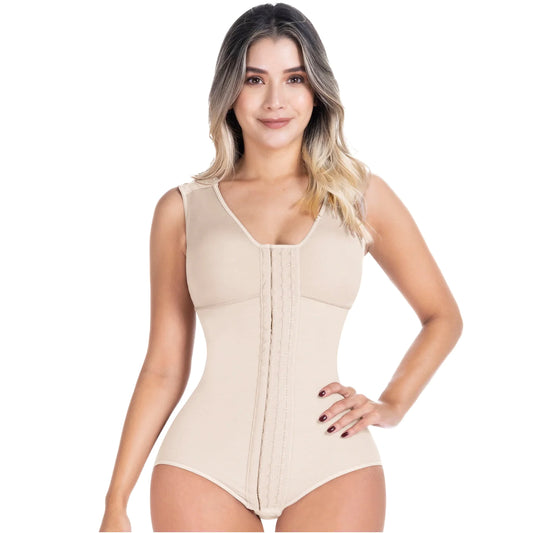 Compression Bodysuit, Shapewear with Built-in Bra, Postpartum and Daily Use | QD106