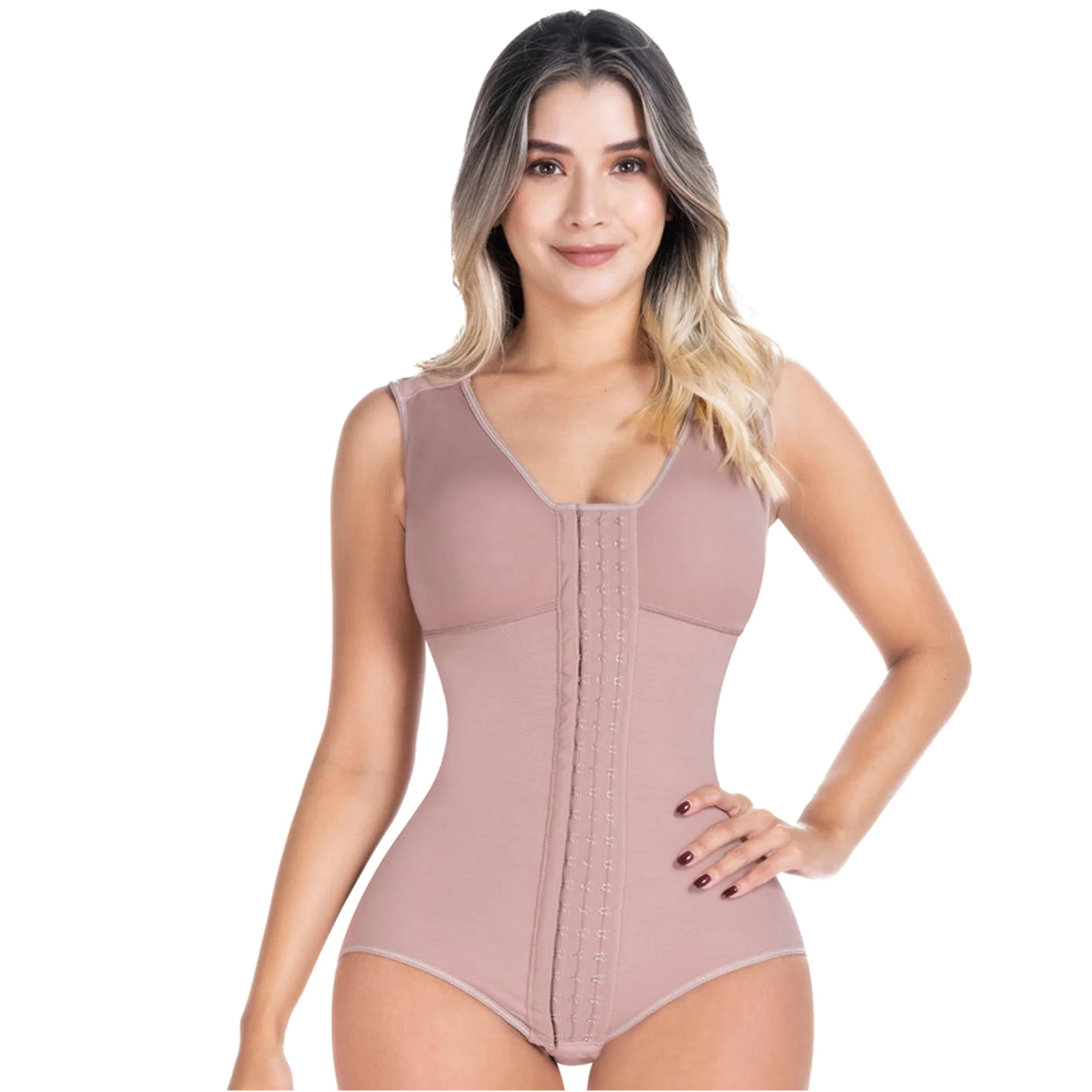 Compression Bodysuit, Shapewear with Built-in Bra, Postpartum and Daily Use | QD106