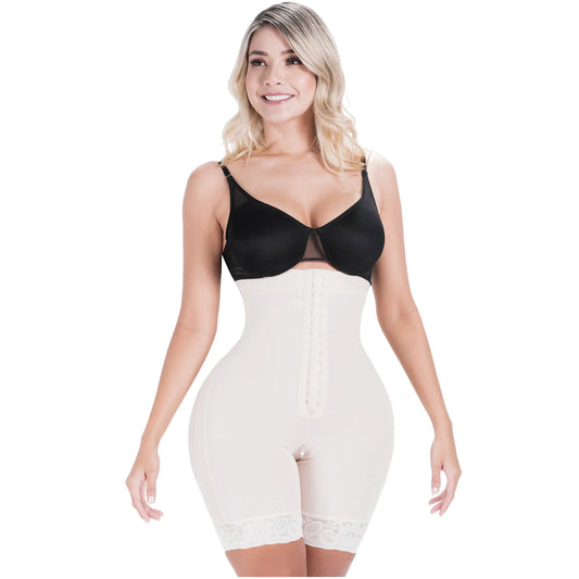 Tummy Control Colombian Butt Lifting and Sculpting Mid Thigh Shorts | QD104