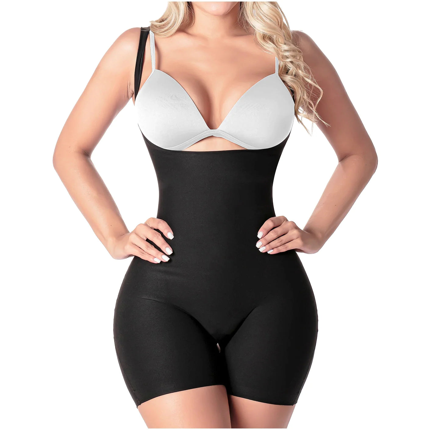 OPEN BUST SHORT SEAMLESS SHAPEWEAR FOR EVERYDAY USE