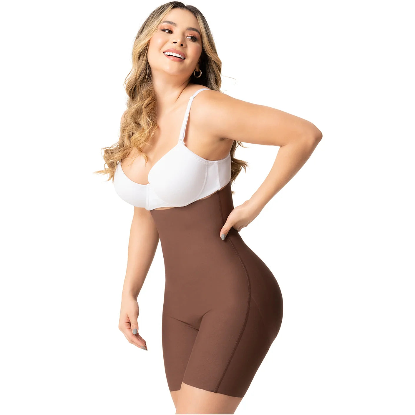 HIGH WAISTED SEAMLESS BUTT LIFTER TUMMY CONTROL GIRDLE SHORTS