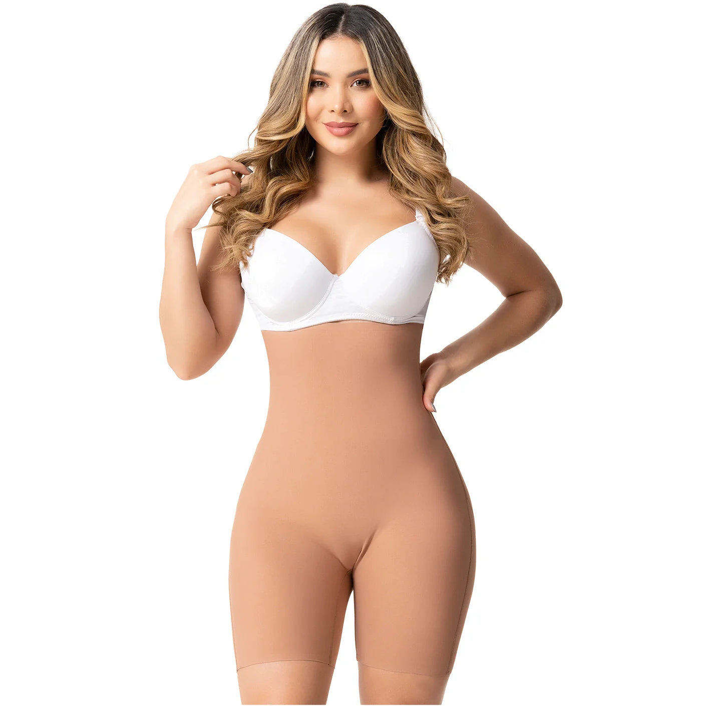 HIGH WAISTED SEAMLESS BUTT LIFTER TUMMY CONTROL GIRDLE SHORTS