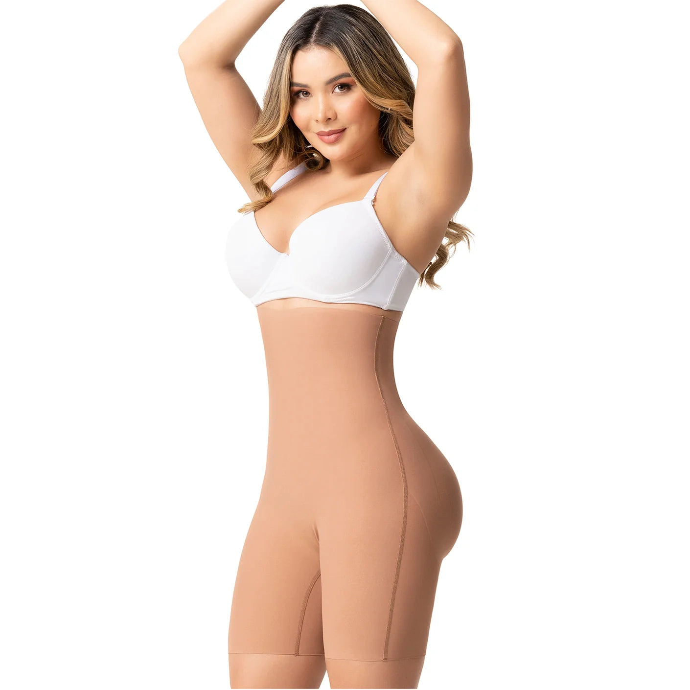 HIGH WAISTED SEAMLESS BUTT LIFTER TUMMY CONTROL GIRDLE SHORTS