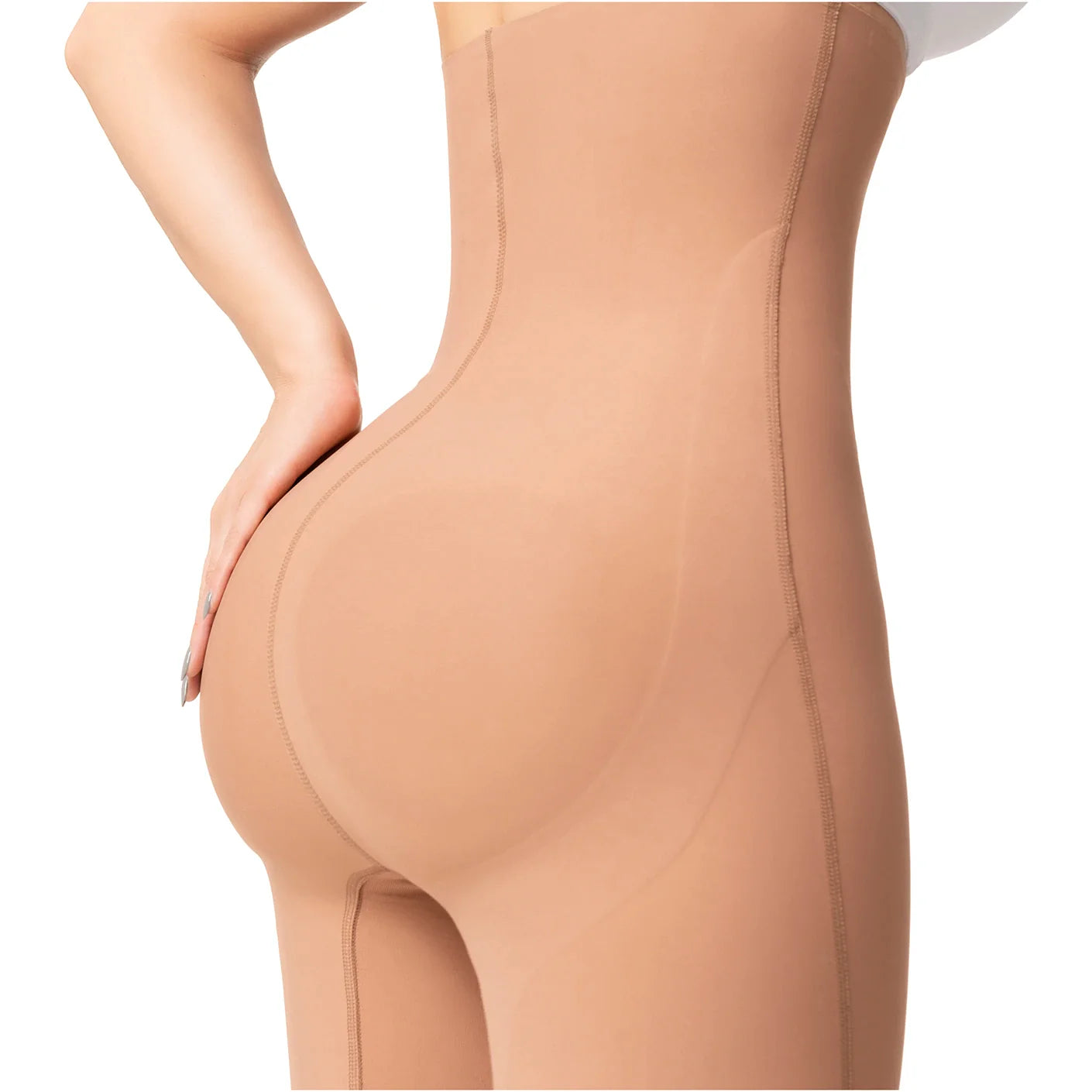 HIGH WAISTED SEAMLESS BUTT LIFTER TUMMY CONTROL GIRDLE SHORTS