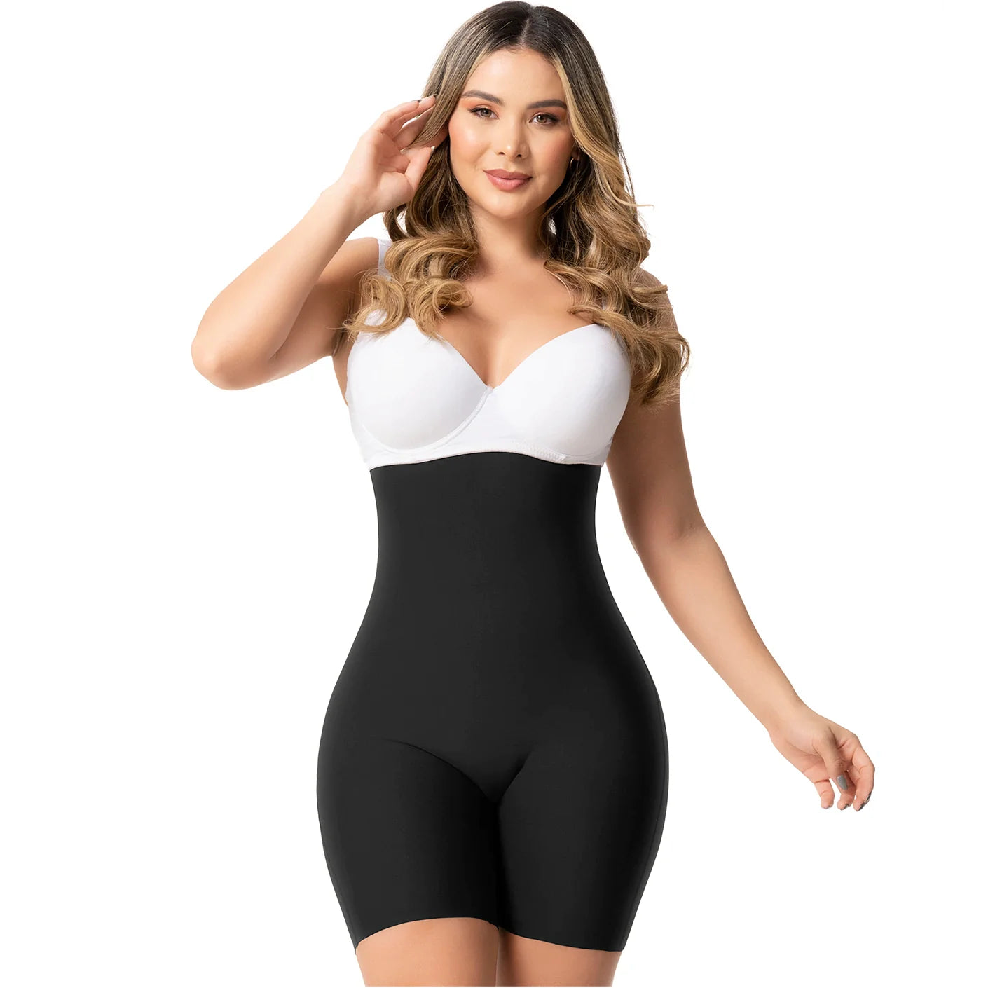 HIGH WAISTED SEAMLESS BUTT LIFTER TUMMY CONTROL GIRDLE SHORTS