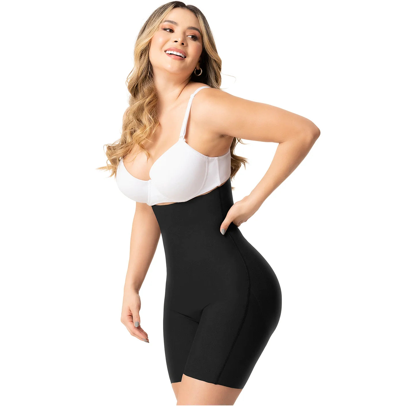 HIGH WAISTED SEAMLESS BUTT LIFTER TUMMY CONTROL GIRDLE SHORTS