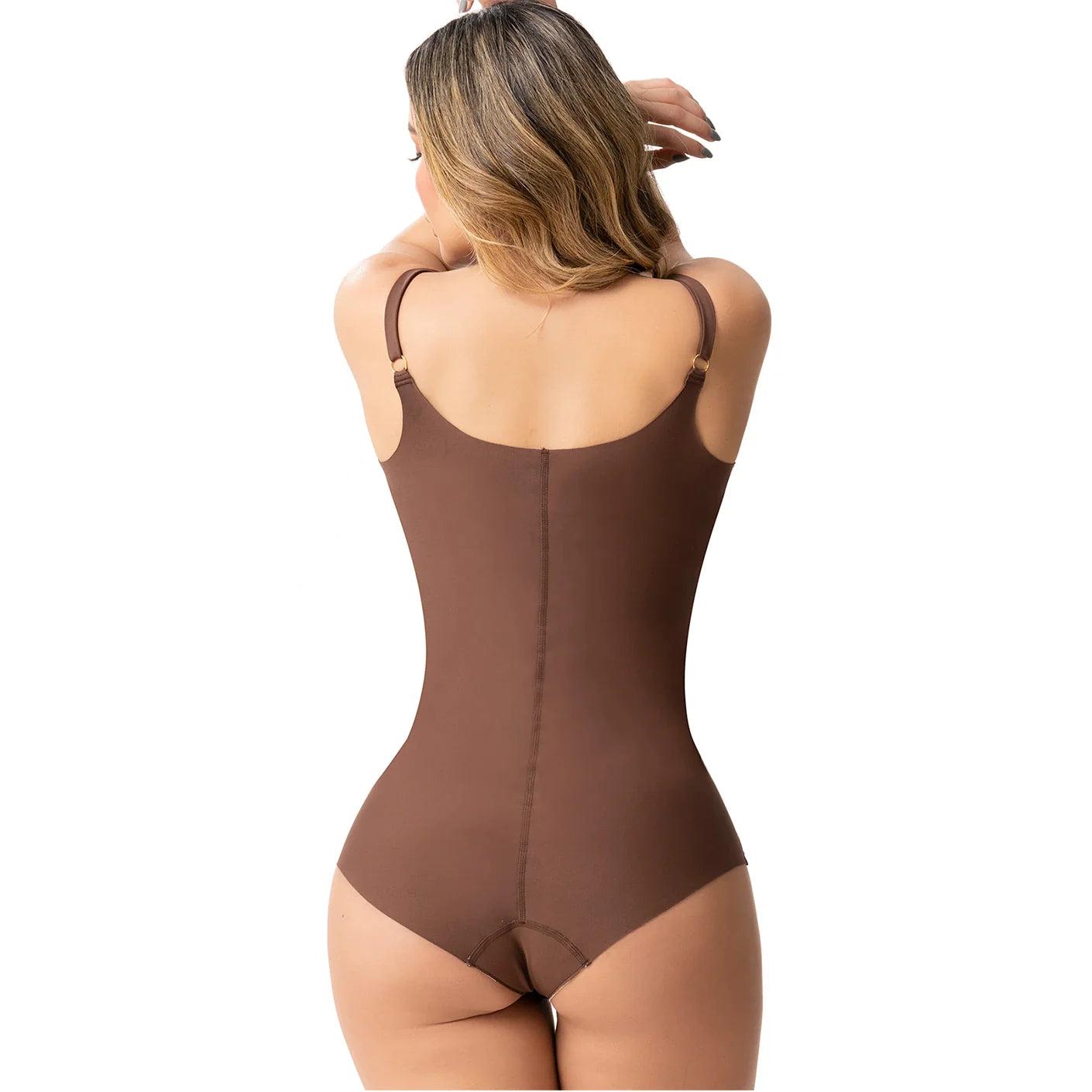 OPEN BUST TUMMY CONTROL PANTY SHAPEWEAR BODYSUIT