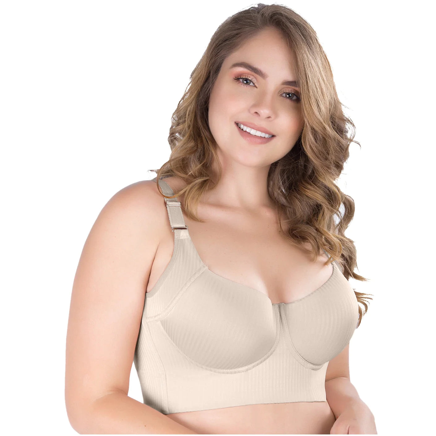 Extra Firm Control Full Cup Bra with Side Support | QB1003